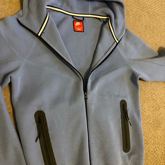 Nike Tech Fleece Full-Zip Hoodie *like NEW*BLUE* - Picture 3 of 5